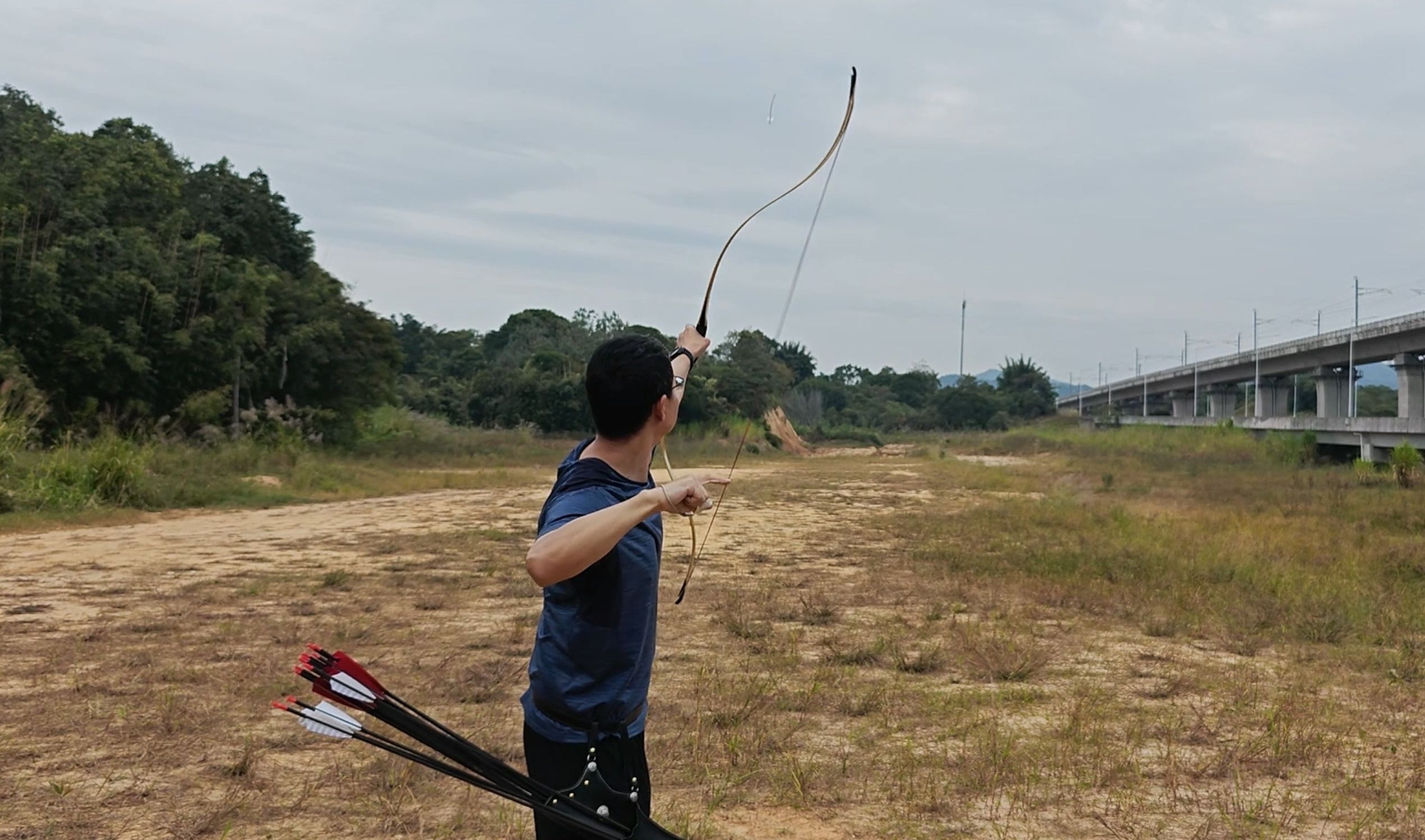 26磅长梢弓极限射程测试哔哩哔哩bilibili