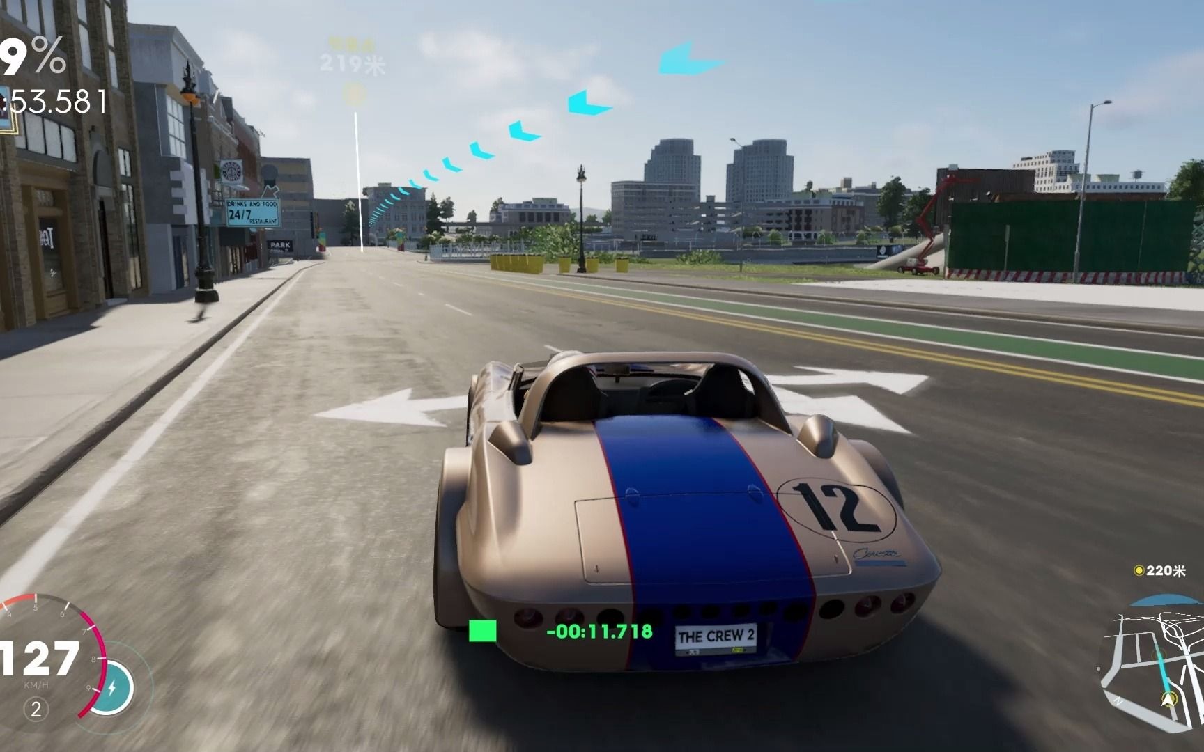 【游戏实况】thecrew2 酷飙车神2 美式大v8_单机游戏热门视频