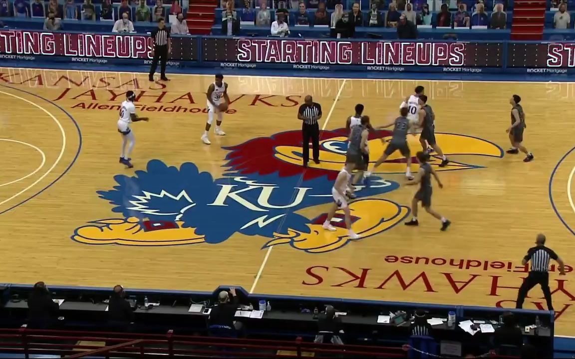 NCAA篮球 20.12.03 华盛本大学VS堪萨斯大学 Washburn Ichabods @ (7) Kansas Jayhawks哔哩哔哩bilibili