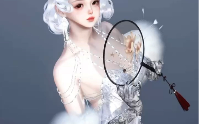 逆水寒手游时装染色|衣香鬓影星河染色|小妈绝版成女体型| #逆水寒ol