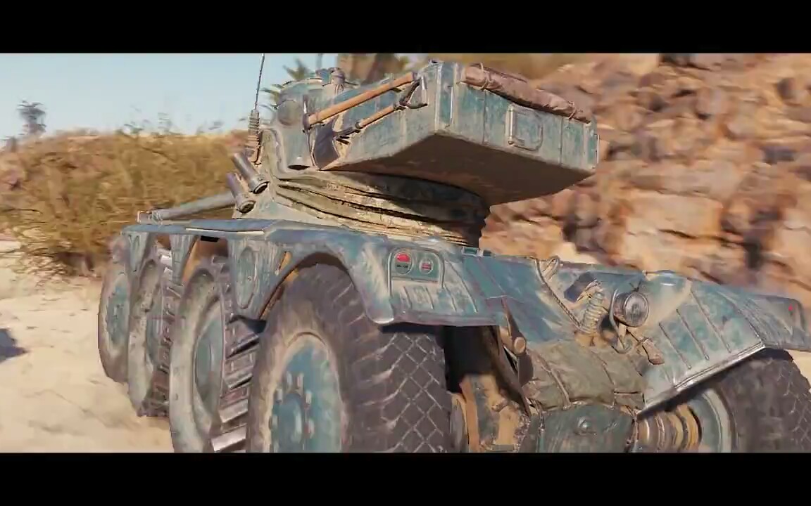 【WOT官方】轮式战车-潘哈德EBR装甲车_哔哩哔哩_bilibili