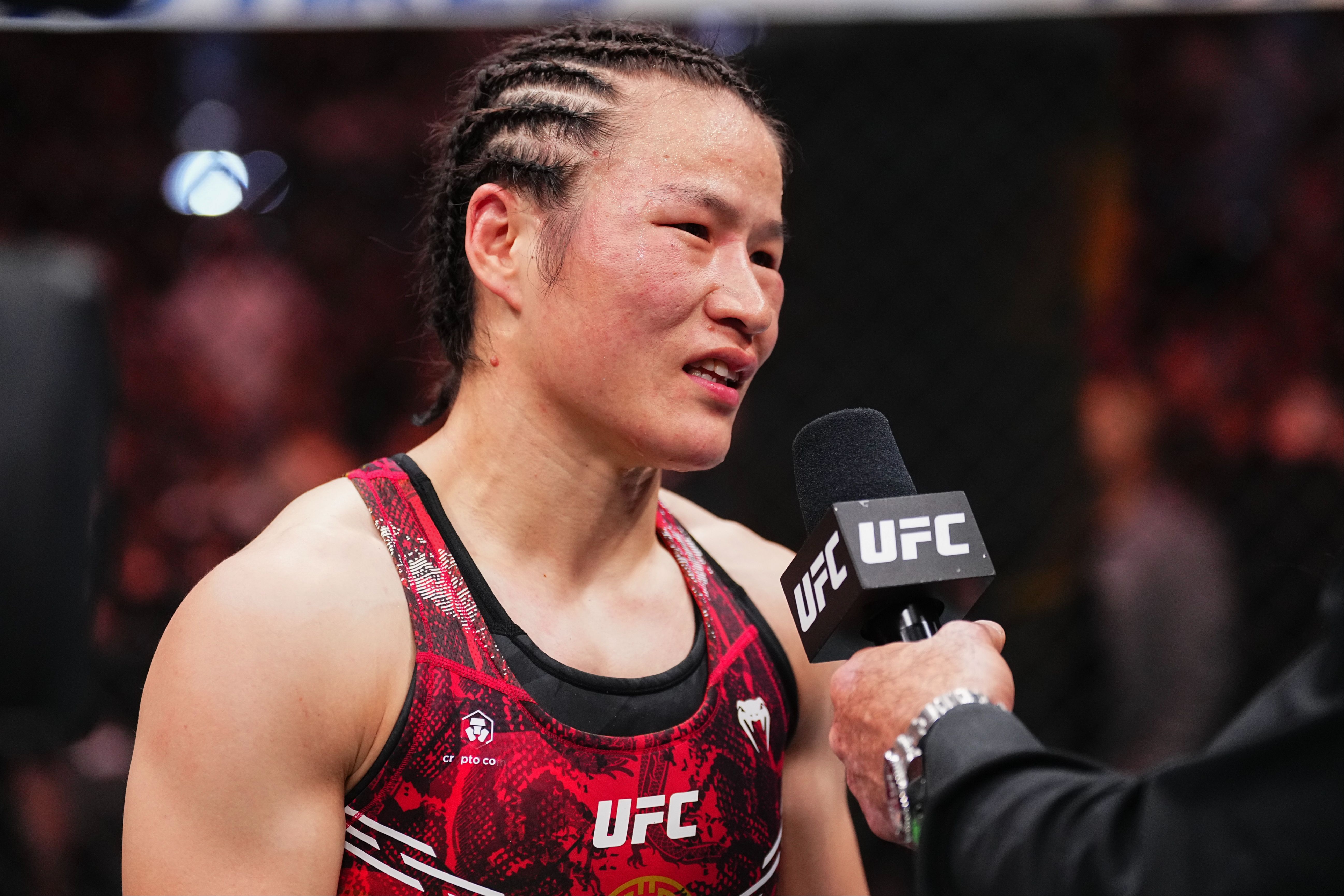 【ufc300 | 八角笼采访】联合主赛:张伟丽希望能跟闫晓楠成为好朋友