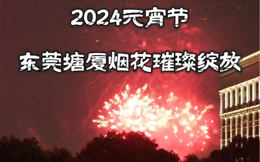 烟花向星辰,所念皆如愿!2024,万事顺意.祝你,祝我,祝我们.#旅行推荐官 #2024元宵节 #烟花哔哩哔哩bilibili