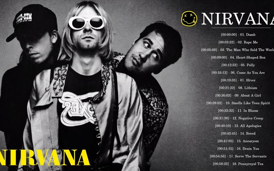 [图]涅槃乐队 摇滚经典合集 Nirvana Greatest Hits