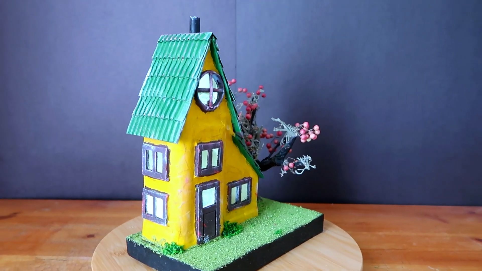 变废为宝制作童话小屋,手工制作,创意手工