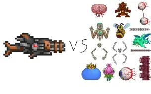 Download Video: [Terraria]四管猎豚VS全体BOSS!