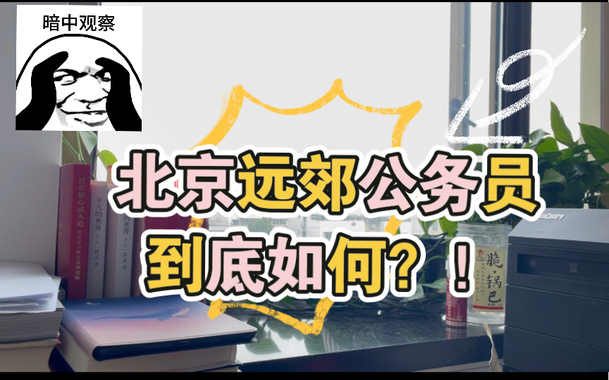 入职一年谈谈北京远郊区公务员|吃住生活|收入水平|未来发展|工作强度哔哩哔哩bilibili