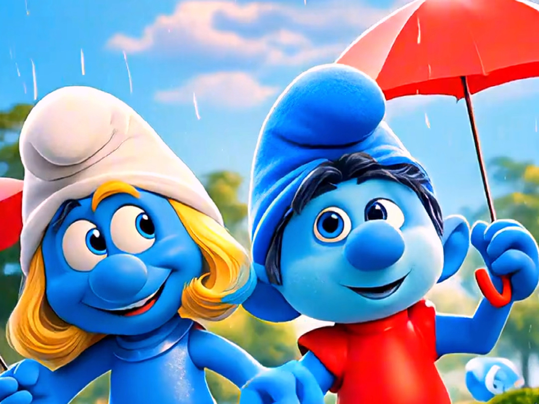 宝宝启蒙早教儿歌动画《蓝精灵》