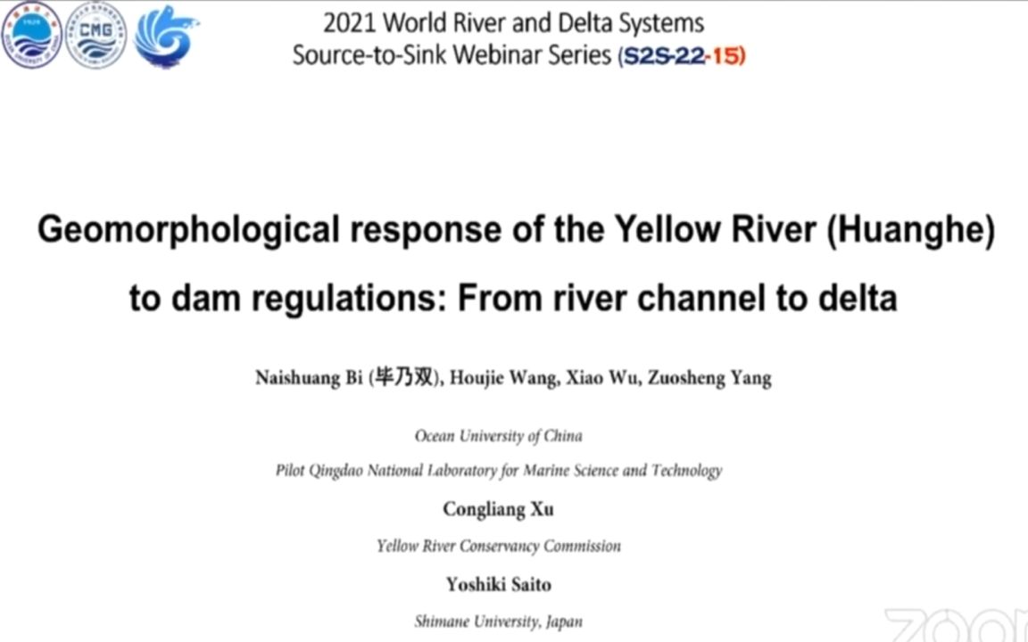 [图]S2S-22-15 Geomorphological response of the Yellow River to dam regulations-N. Bi