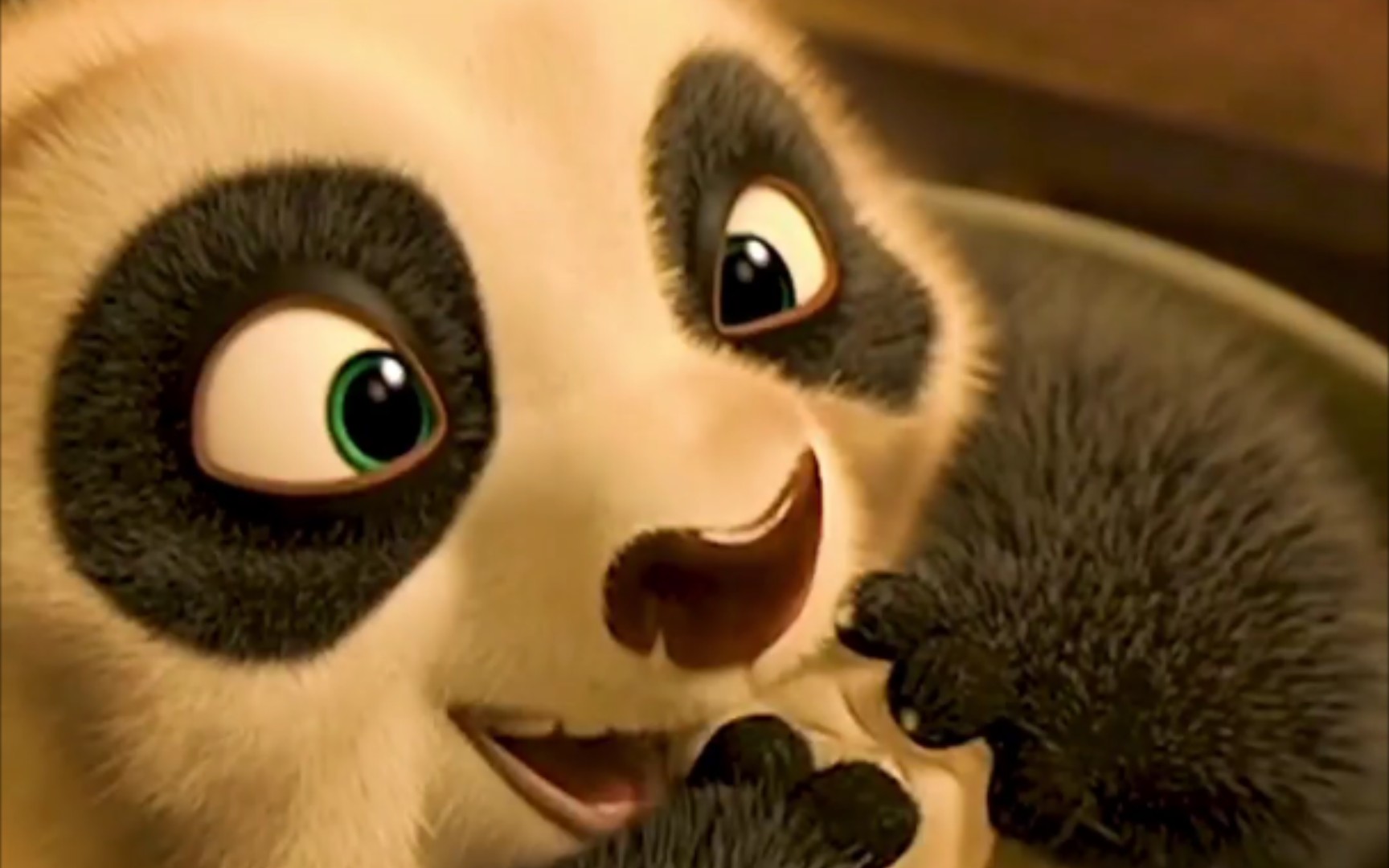 微信8.0 功夫小熊猫 可可爱爱 无水印