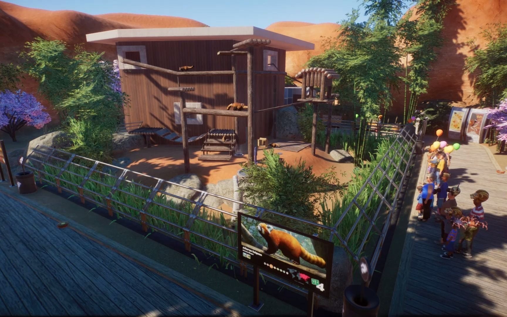 【动物园之星】改良版的小熊猫爬行馆