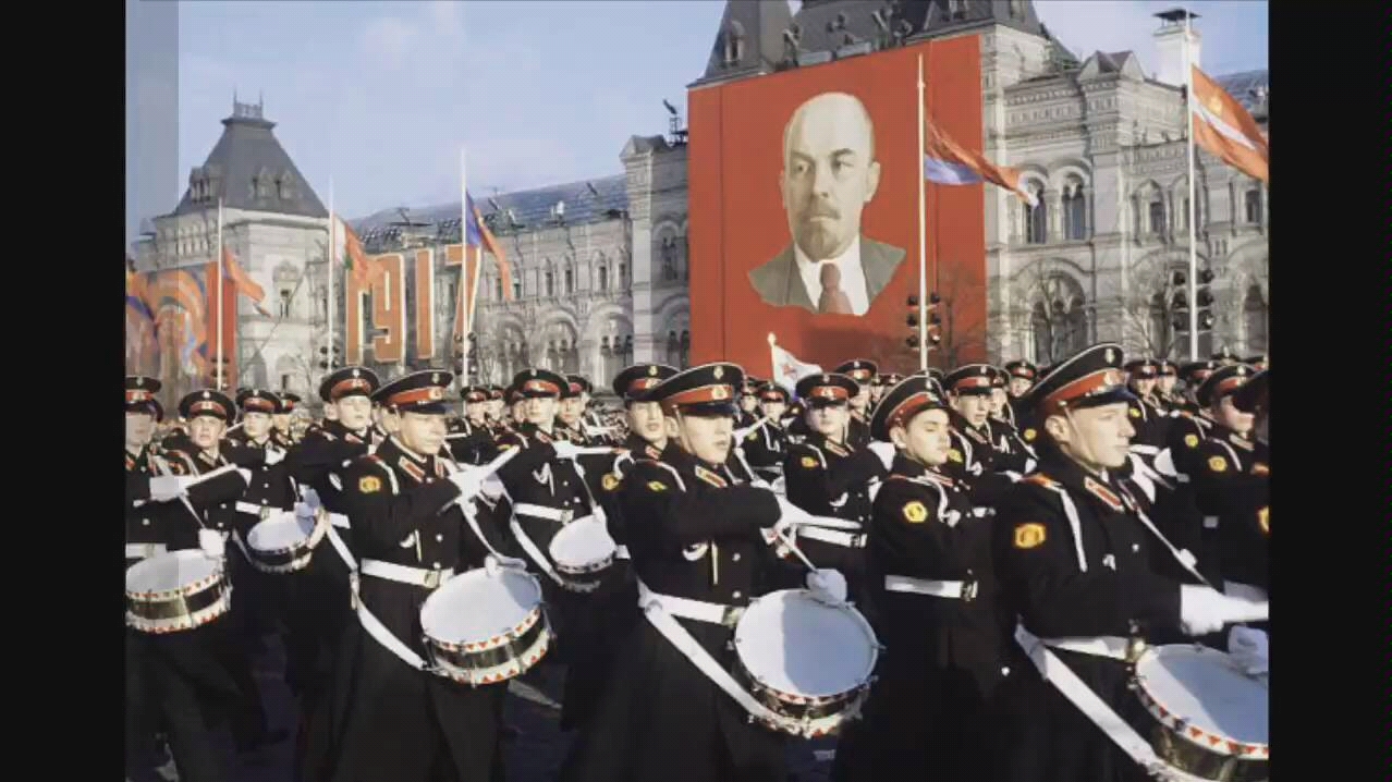合集苏联阅兵式上徒步方阵使用的军乐