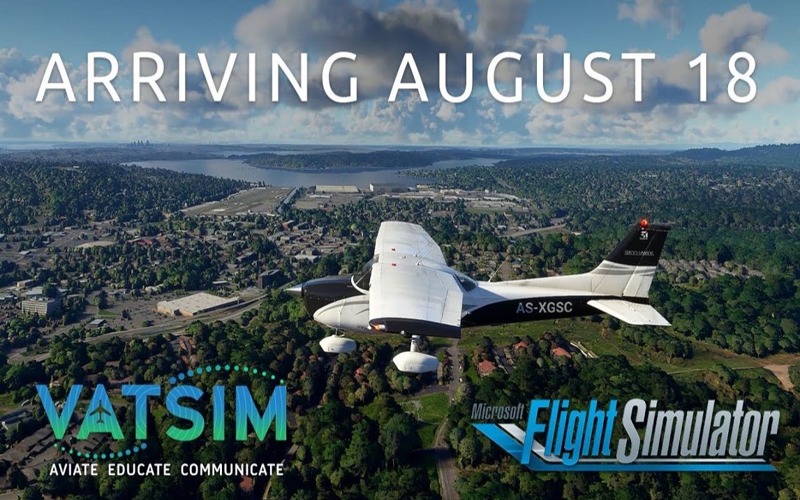 Microsoft Flight Simulator  合作伙伴系列: VATSIM  国际在线飞行网络平台哔哩哔哩bilibili