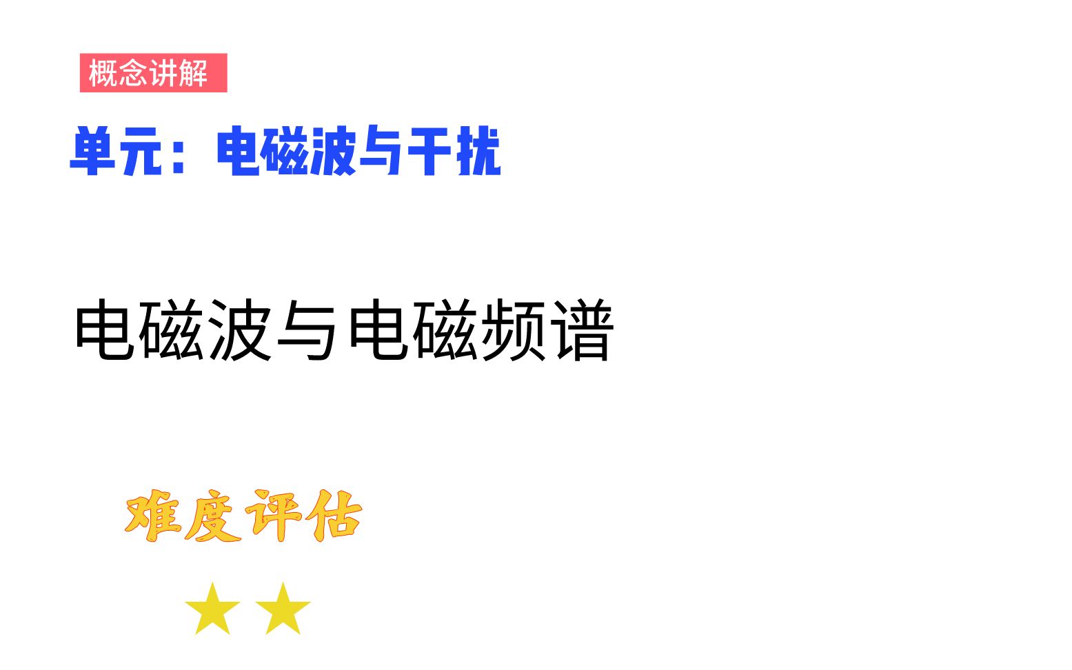 电磁波与干扰——电磁波与电磁频谱哔哩哔哩bilibili