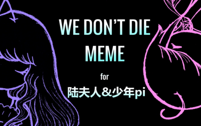 【Lady陆&Api / MEME】陆皮We Don't Die meme哔哩哔哩bilibili