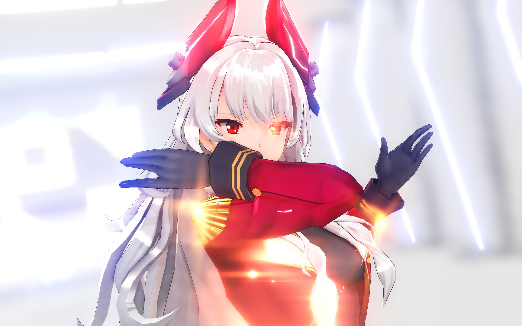 『苍蓝誓约 | 沙恩霍斯特 | 竖屏 | mmd』一开口"可达鸭"_哔哩哔哩