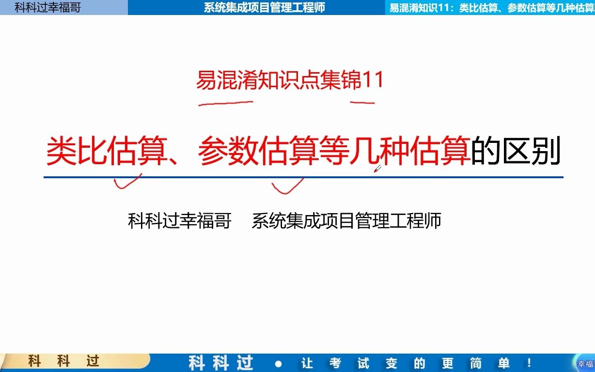 【中级】易混淆考点锦集11:类比估算、参数估算等几种估算的区别哔哩哔哩bilibili