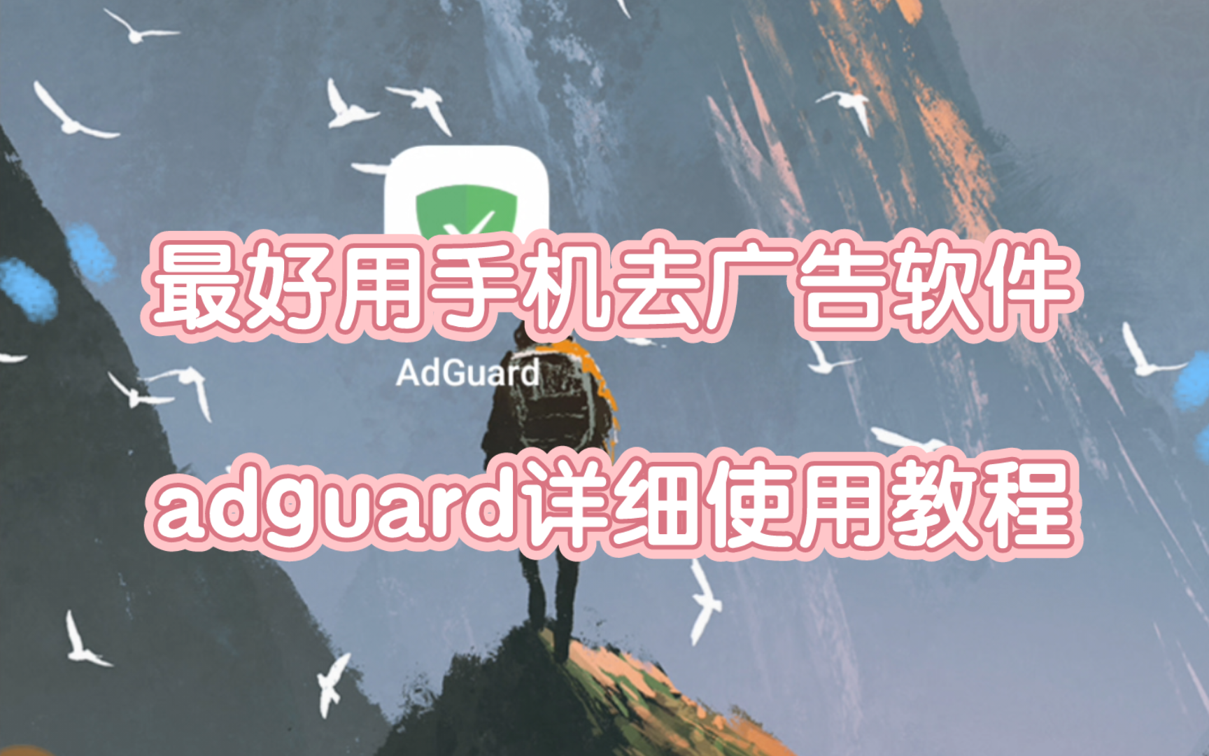 保姆级Adguard手机去广告软件详细使用教程,真正的去广告神器,去视频广告哔哩哔哩bilibili