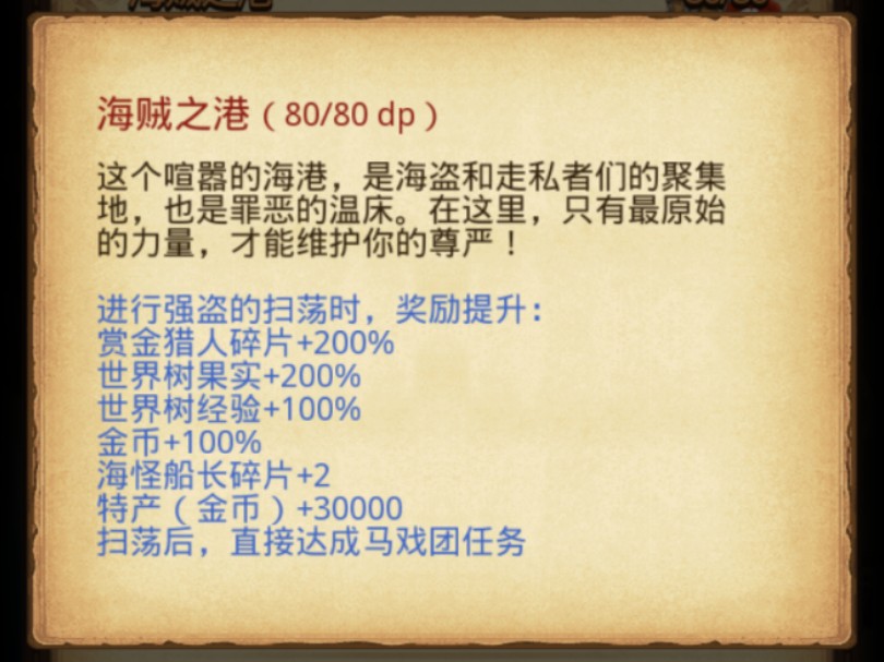 不思议迷宫新手教学攻略第190篇,海贼之港dp完结,不思议迷宫荣誉成就系统简介honor手机游戏热门视频