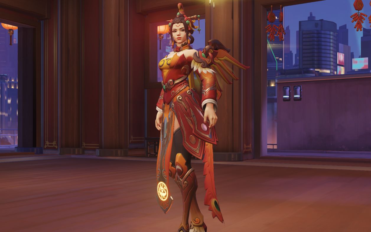 2018春节新皮肤新特写,天使美爆了_哔哩哔哩 (゜-゜)つロ 干杯~-bili