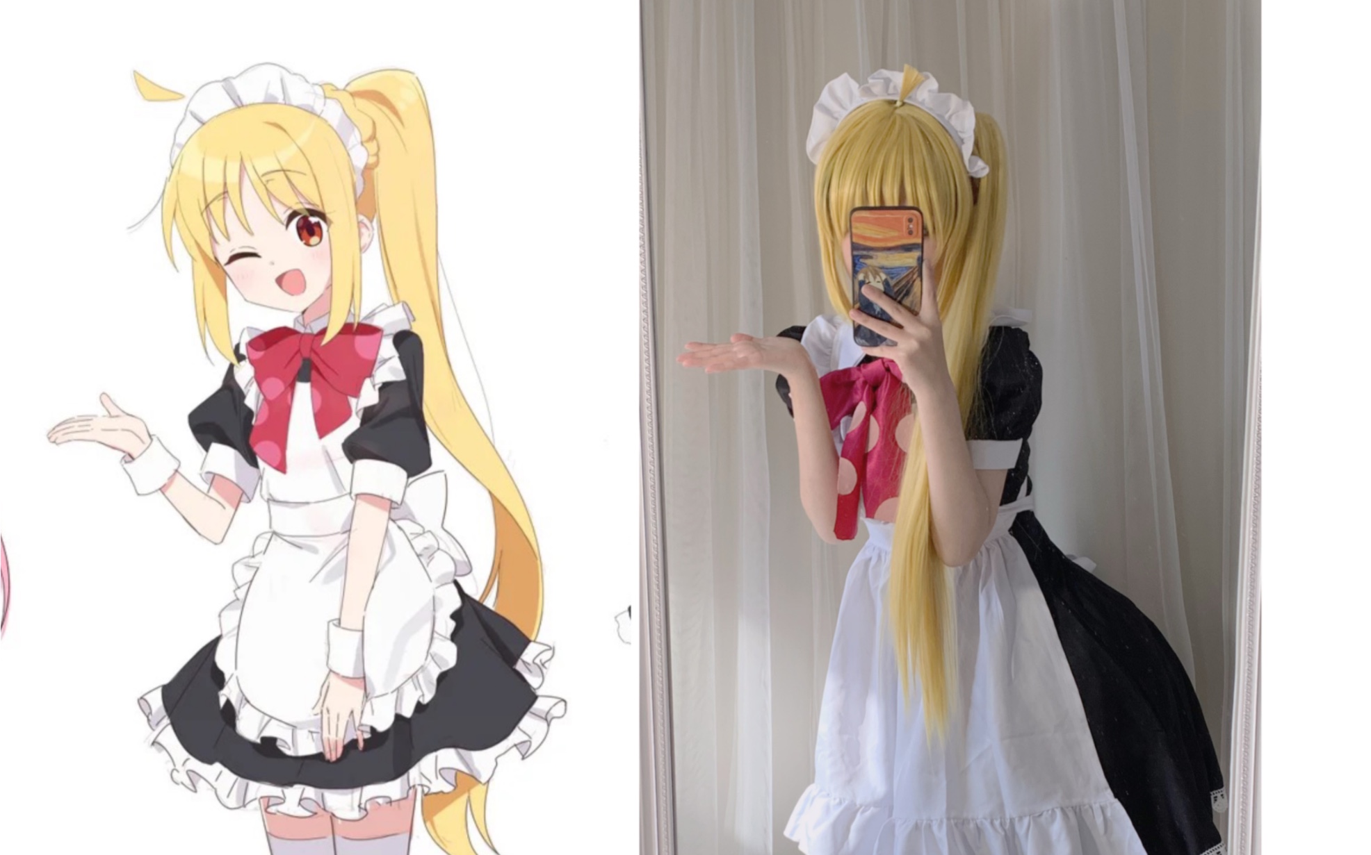 据说穿成这样表演能加乐队人气 【虹夏cos