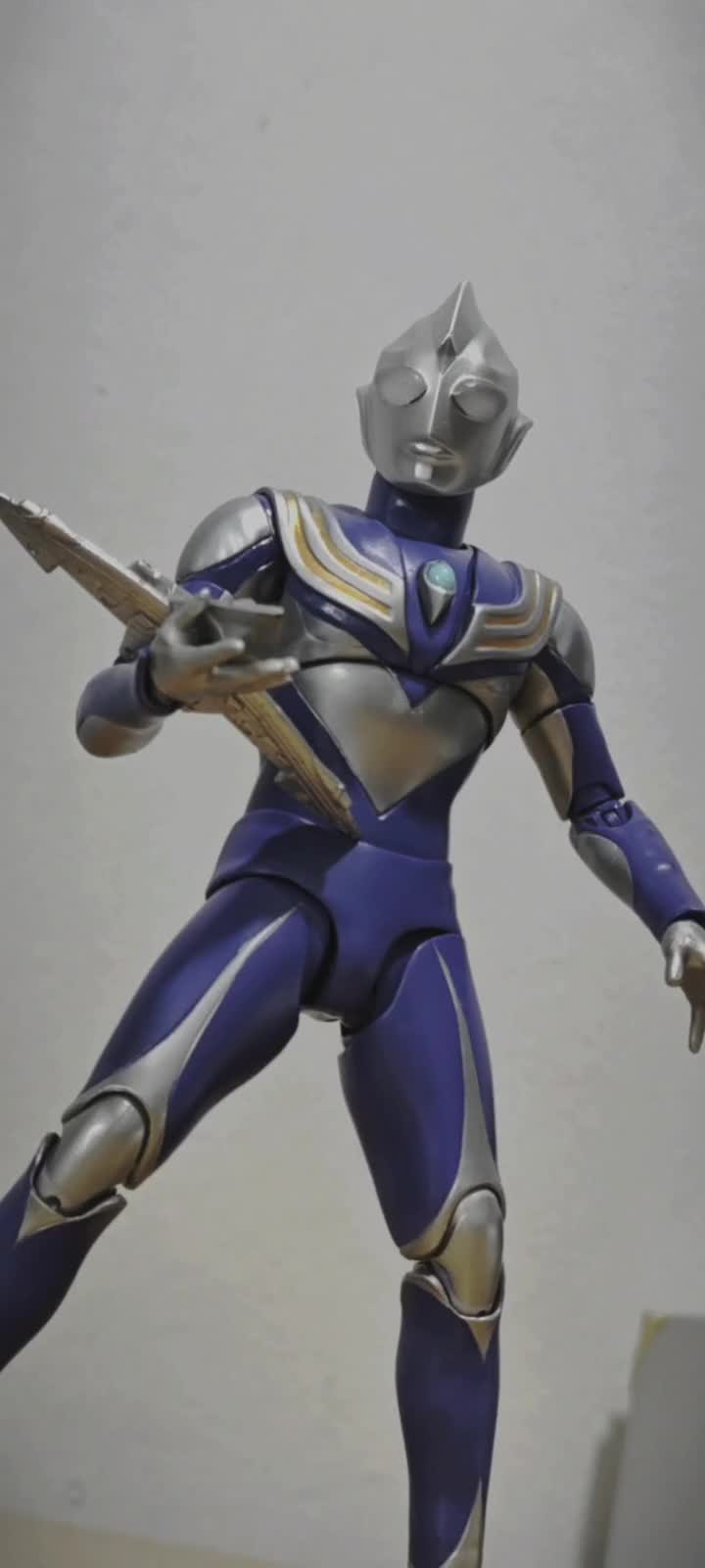 shf真骨雕空中迪迦#奥特曼 #迪迦奥特曼 #空中形 #真骨雕迪迦