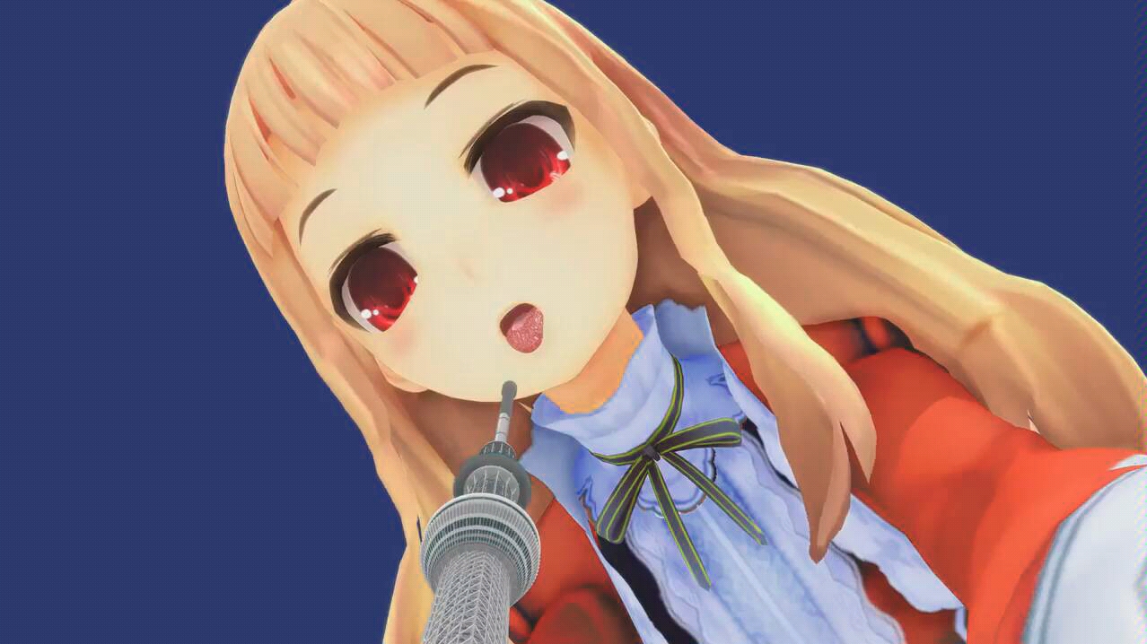 【mmd】giantess 下雨