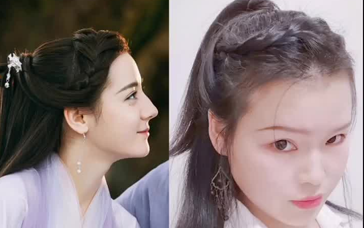 一款可古装可现代可甜美可干练可职场可生活的发型来了707070