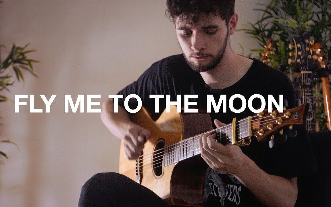 [图]改编名曲《Fly me to the moon》，超爽的WalkingBass！丨Eddie van der Meer