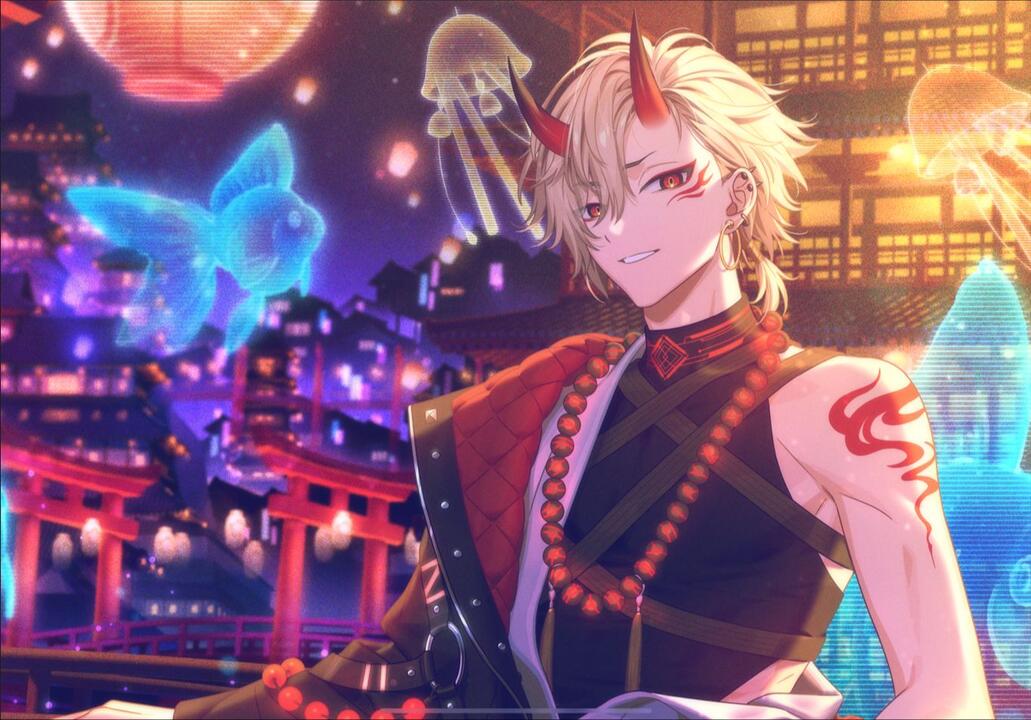 18TRIP/エイトリ】(机翻中文字幕)久楽間潮ssr[獄卒の天邪鬼]劇情_哔哩