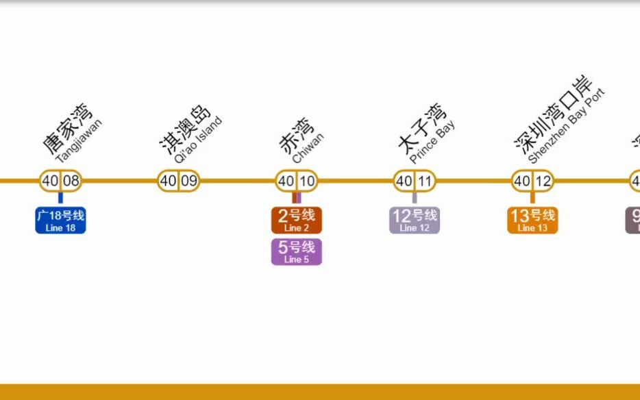 【自编地铁系列】深圳地铁40号线(珠海金湾机场大亚湾)哔哩哔哩bilibili