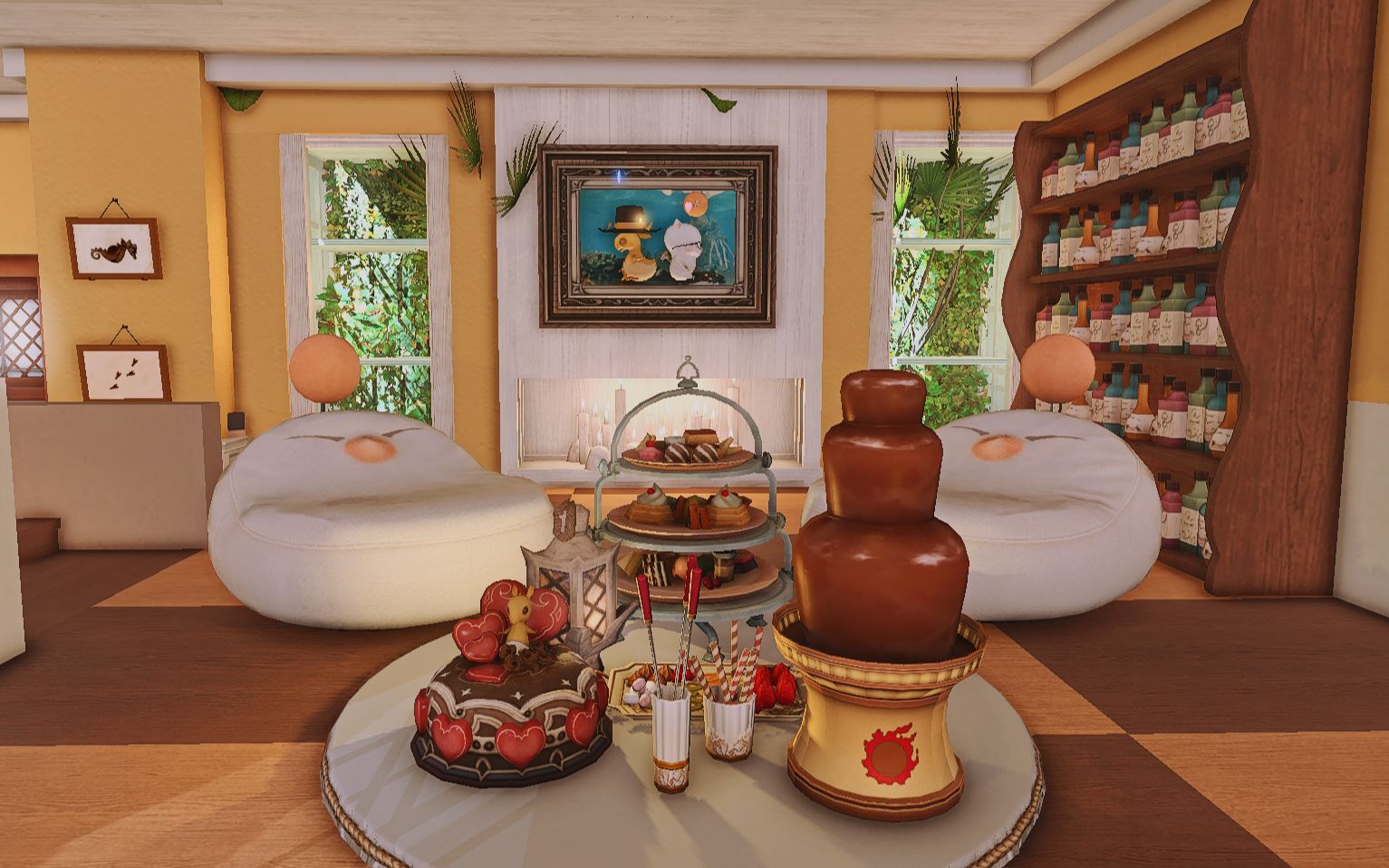 【ff14装修/m房】陆行鸟&莫古力の家_网络游戏热门视频