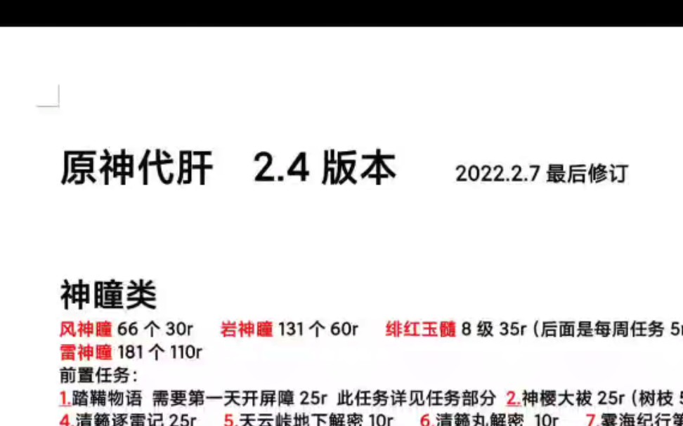 【原神】论一个代肝价格表能做多细哔哩哔哩bilibili原神