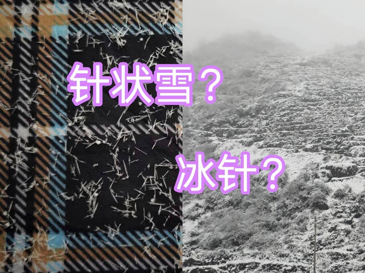 【圆规规】不要再往天上撒味精啦!针状雪和冰针真的没区别吗?哔哩哔哩bilibili