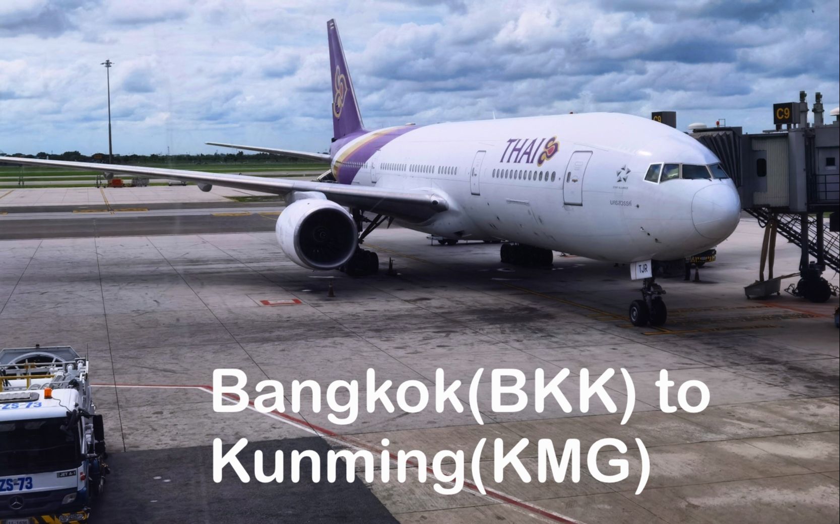 【Flight Log】泰航|TG612 曼谷(BKK)昆明(KMG)| Boeing B777200ER | Economy哔哩哔哩bilibili