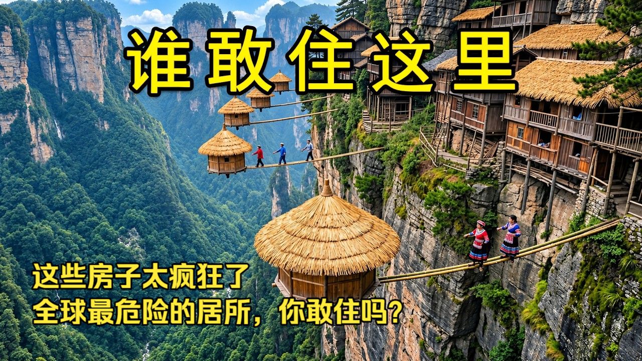 这些房子太疯狂了｜全球最危险的居所，你敢住吗？｜4K超清 --- ?Unseen Earth 未见地球