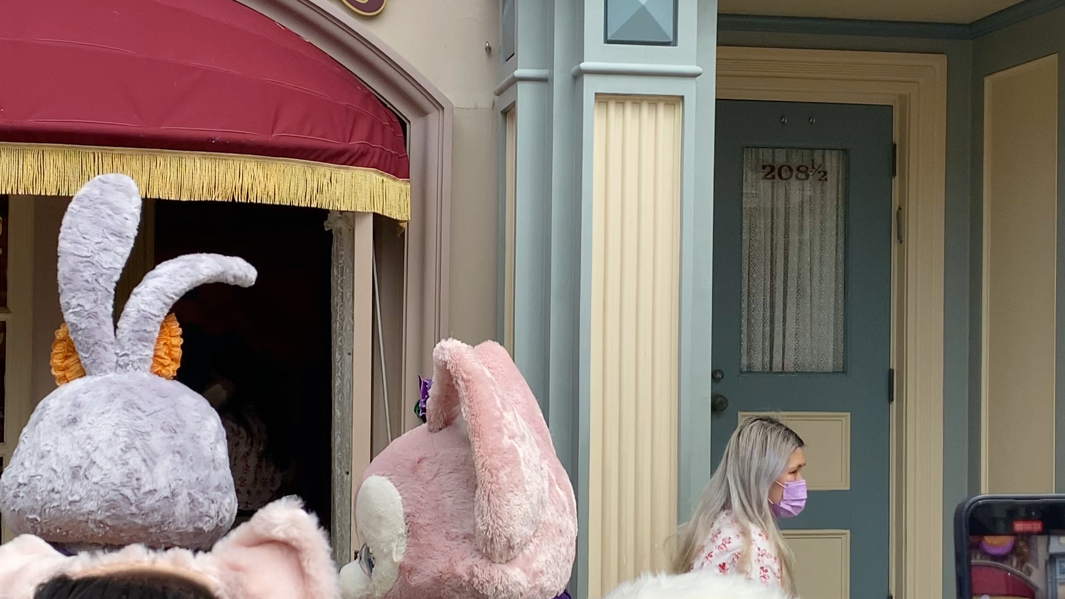 在香港迪士尼園入面遇上stella 和 linabell