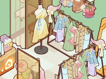 在服装店上班的一天