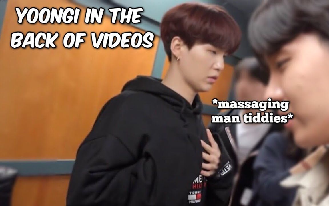 防弹少年团只在视频背景里抢镜的闵玧其