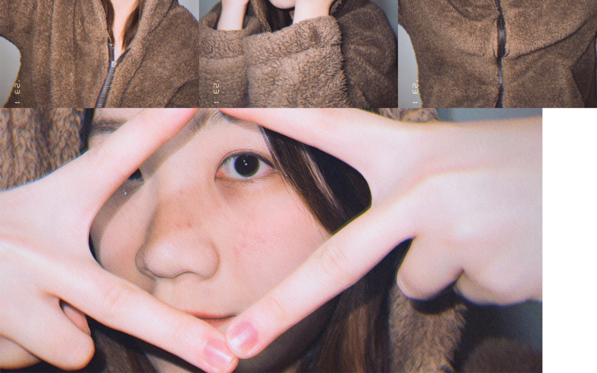 白墙自拍|也算拥有自己的照片啦