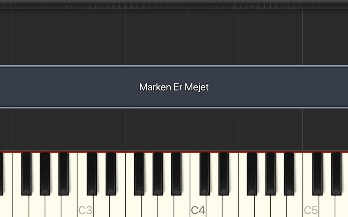 [图]极简钢琴版-丰收之歌 Marken Er Mejet Piano