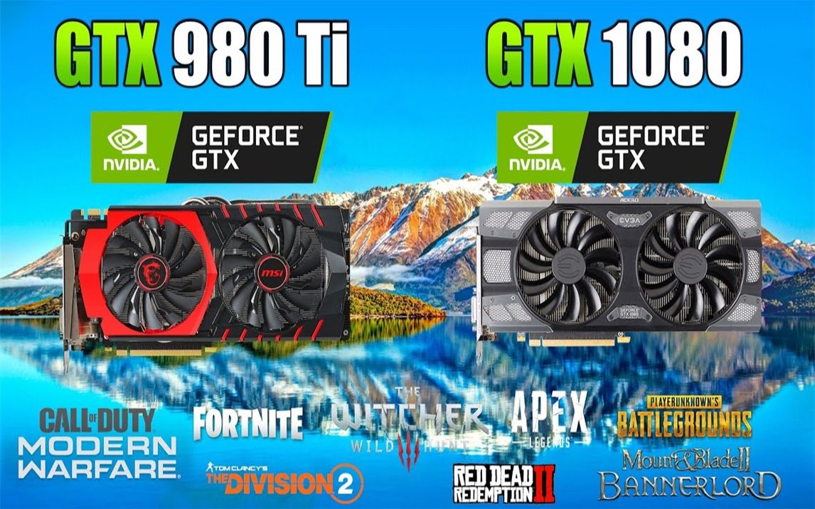 GTX 980Ti vs GTX 1080 显卡游戏性能测试对比(1080P分辨率,CPU为i99900KS) 1080P 60帧视频哔哩哔哩bilibili