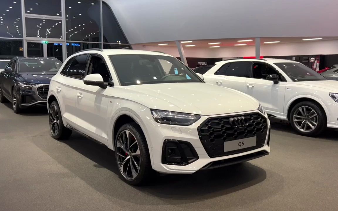 2023款奧迪q5 s line 40 tdi quattro-內飾和外觀細節豪華suv全方位