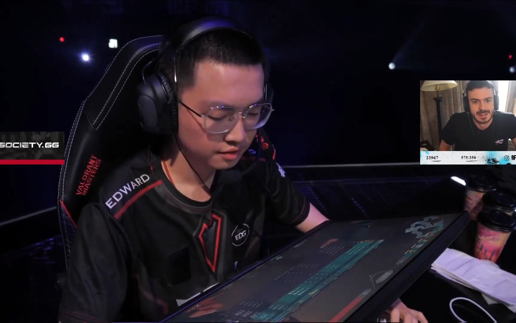 塔子哥看edg.zmjjkk四杀反应!#valorant#edg vs prx