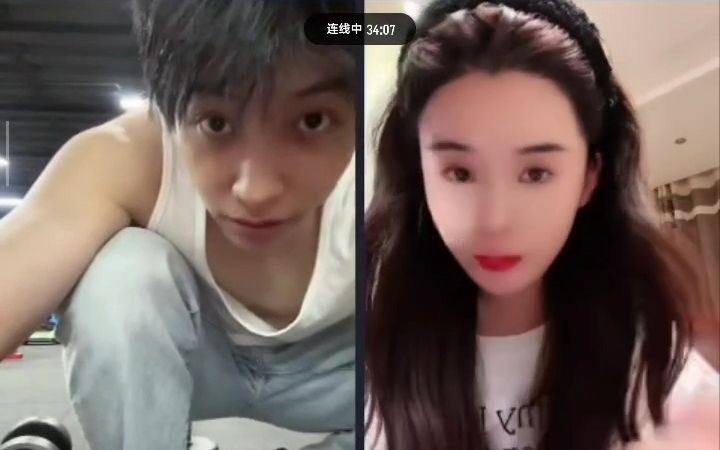 [图]【马小宇&孟娜】健身&连线 20231108 《你是我的解药》男女主直播连线