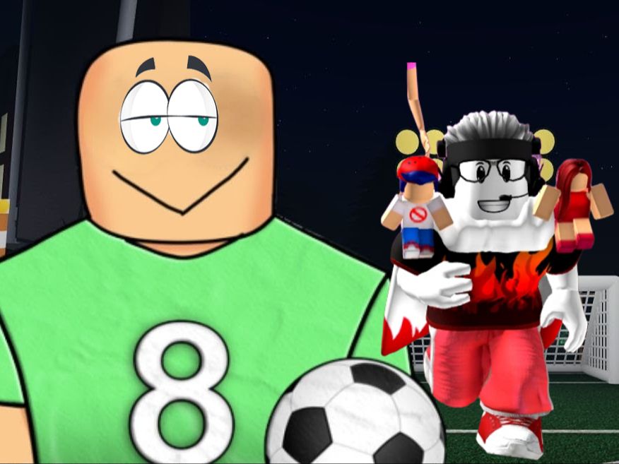 阿火和熊孩子凌晨三点还在踢球 被老爸骂了 roblox