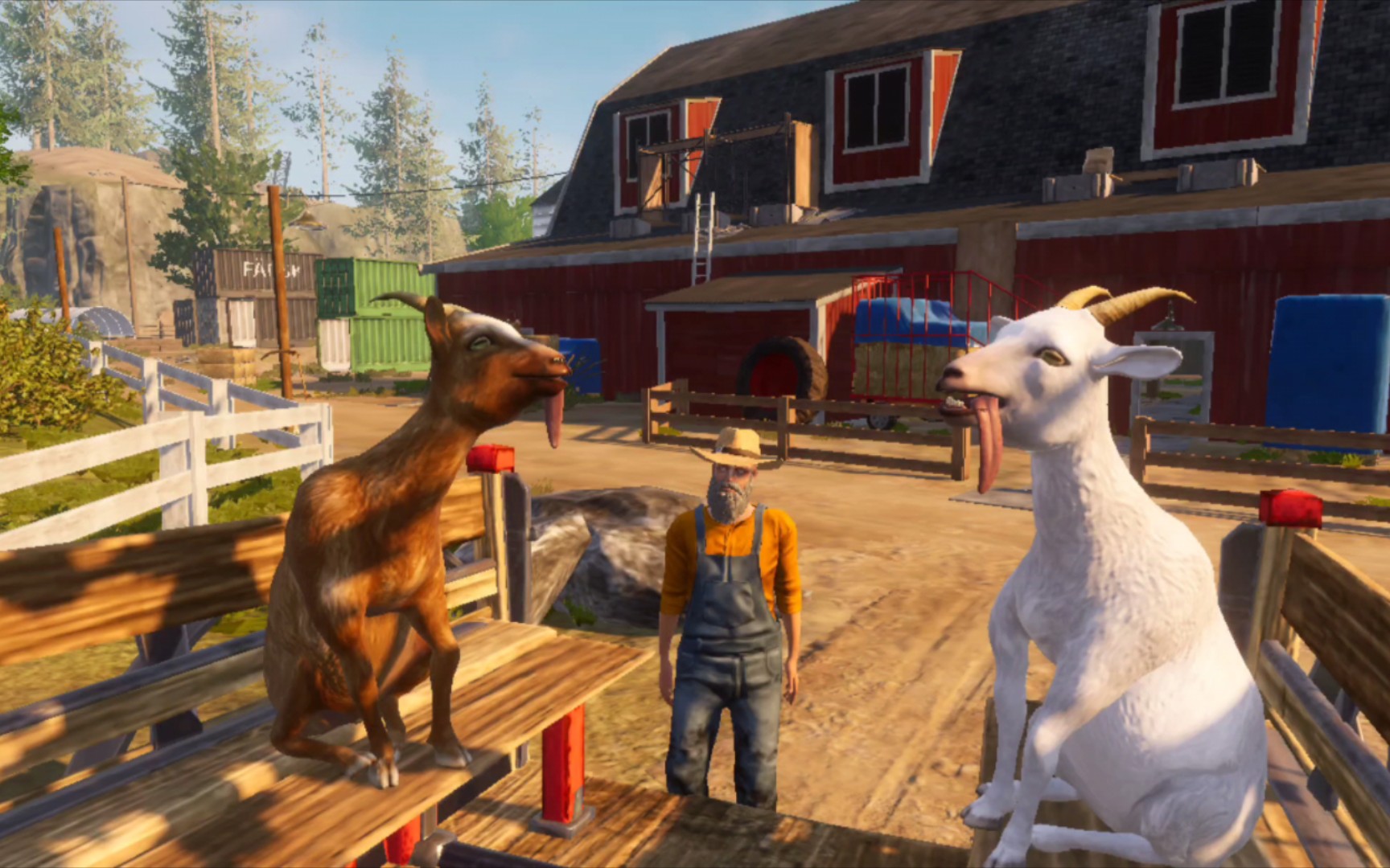 模拟山羊3移动端 入场动画最高画质实机演示那只恶搞羊又回来了