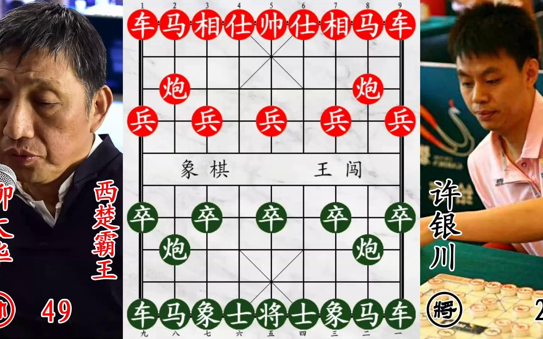 许银川车马炮被阻挡三子归边一步之遥西楚霸王一夫当关