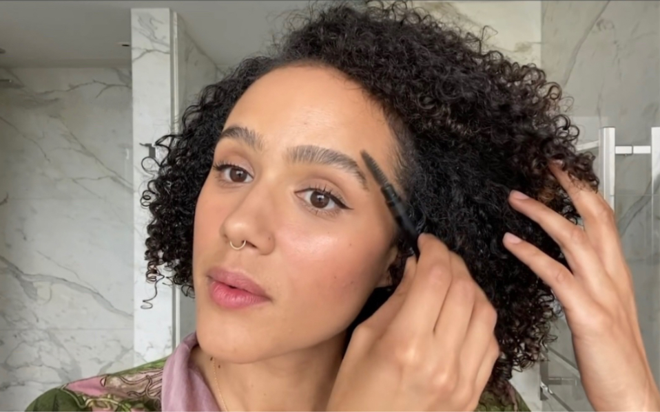 【中字】权游弥桑黛grwm | 卷发造型 伪素颜妆容 | nathalie emmanuel