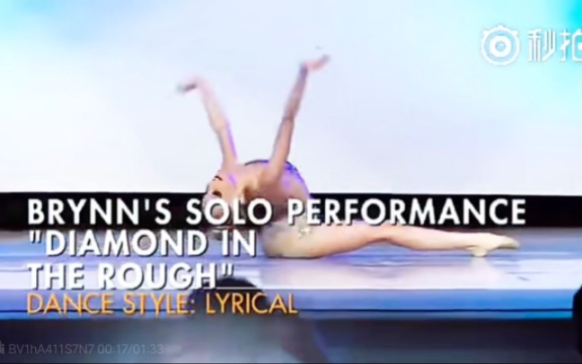 【Dance Moms】Brynn Rumfallo's Solo performance 《Diamond in the rough》哔哩哔哩bilibili